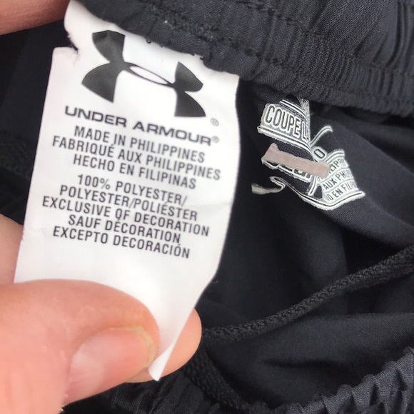 Under Armour Heat Gear Athletic Shorts Pink Plaid - Picture 14 of 15